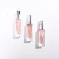 Wholesale Luxury 10ml 30ml 50ml Clear Empty Square Shaped Glass Spray Perfume Bottle With Sliver Pump